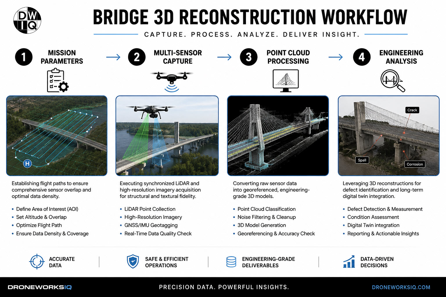 Bridge 3D Reconstruction Workflow
